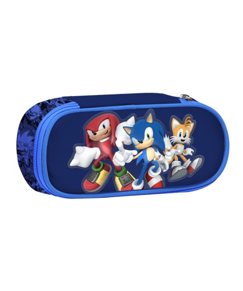 Astuccio Ovale Sonic The Hedgehog, Fast Is The Only Speed - Cr Group