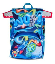 ZAINO SDOPPIABILE BIG - SJ GANG - SPACE RIDE CON INSERTI A FORMA DI ALI