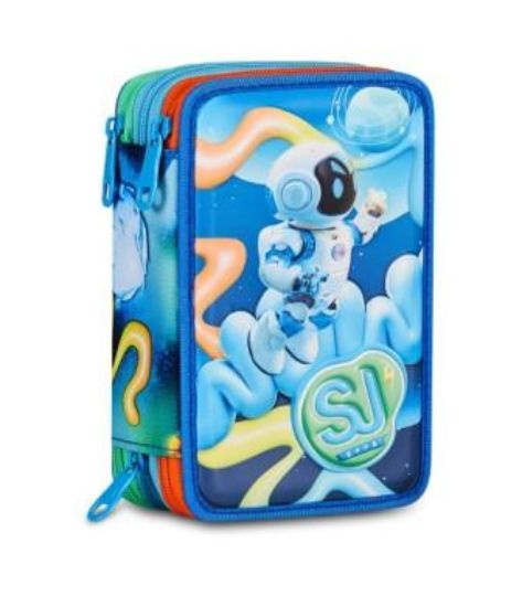 ASTUCCIO 3 ZIP 3D BOY - SPACE RIDE - SJ GANG