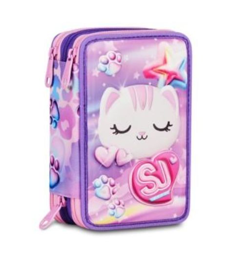 ASTUCCIO 3 ZIP 3D GIRL - JOYFUL GLOWCAT - SJ GANG