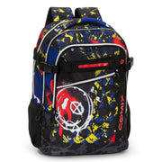 Zaino Organizzato Comix WBS Skull – Nero/Rosso