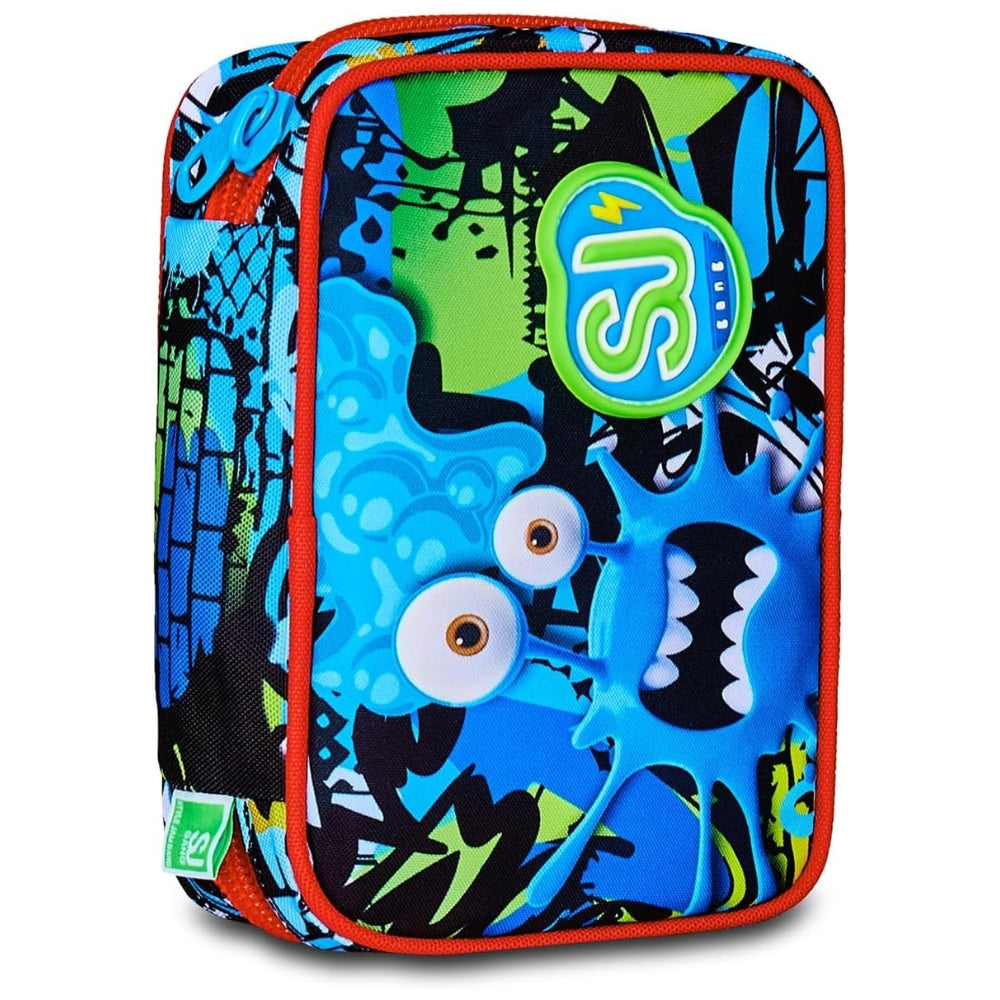 Astuccio Completo 1 Zip Sj Gang Speed Pad New - Fantasys Boy – Blu/Rosso