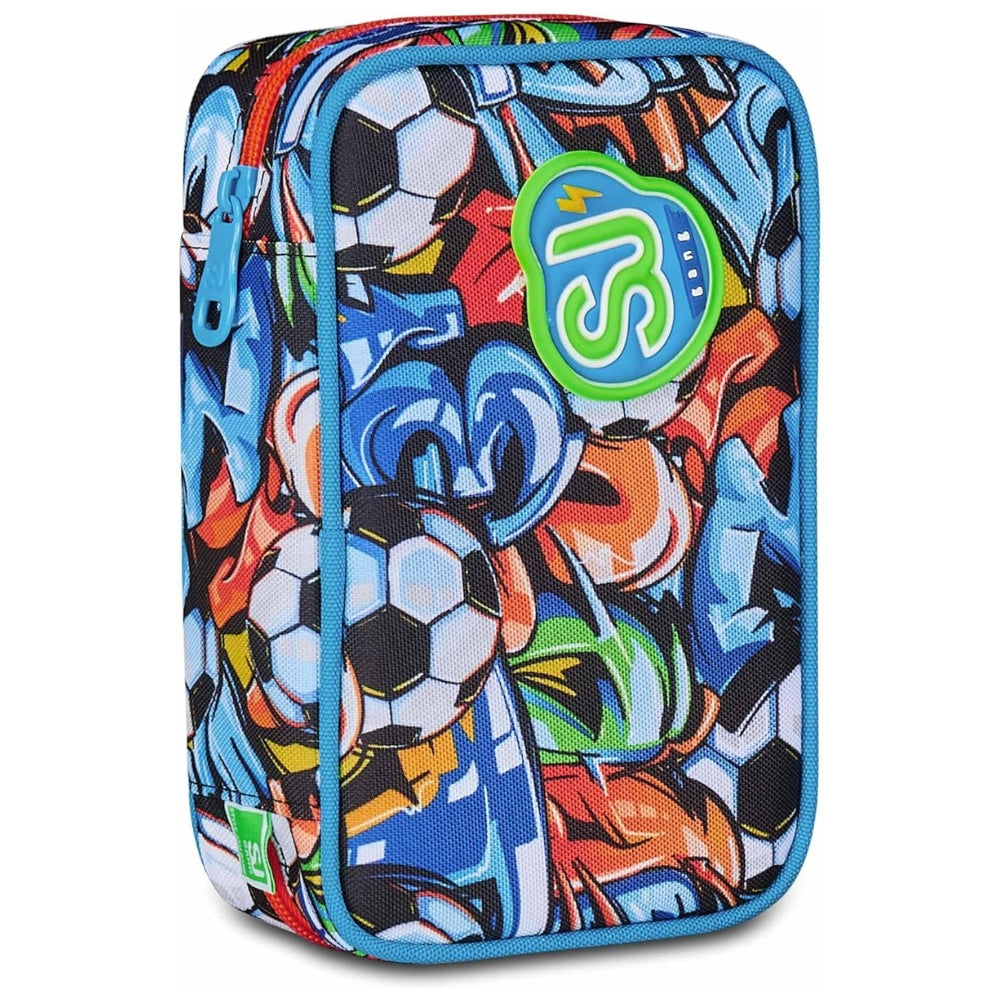 Astuccio Completo 1 Zip Sj Gang Speed Pad New - Tinypatch Boy – Azzurro/Arancione