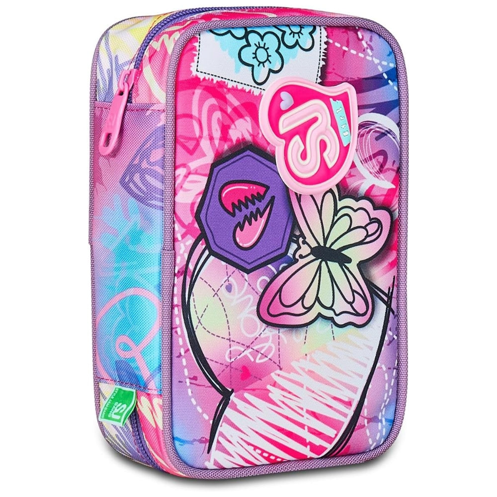 Astuccio Completo 1 Zip Sj Gang Speed Pad New - Tinypatch Girl - Viola/Rosa