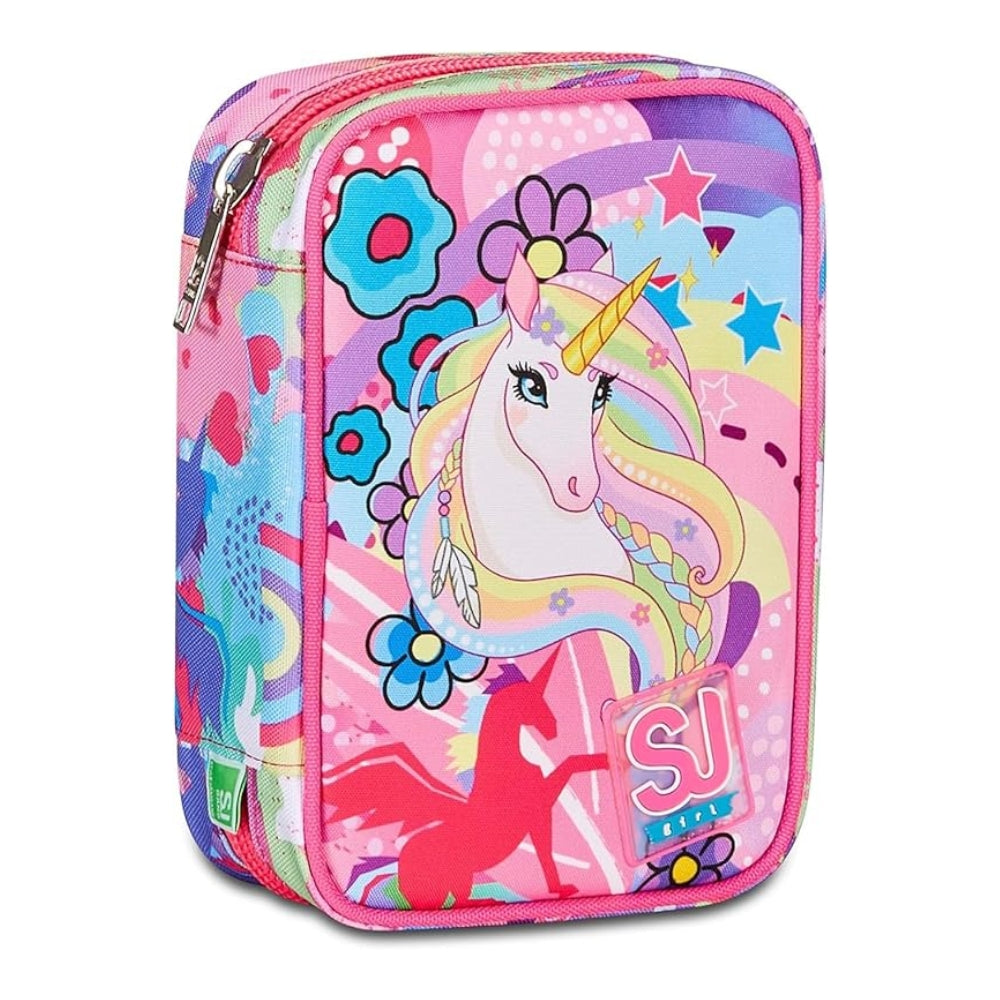 Astuccio Completo 1 Zip SJ Girl Speed Pad Unibraid - Rosa/Fucsia