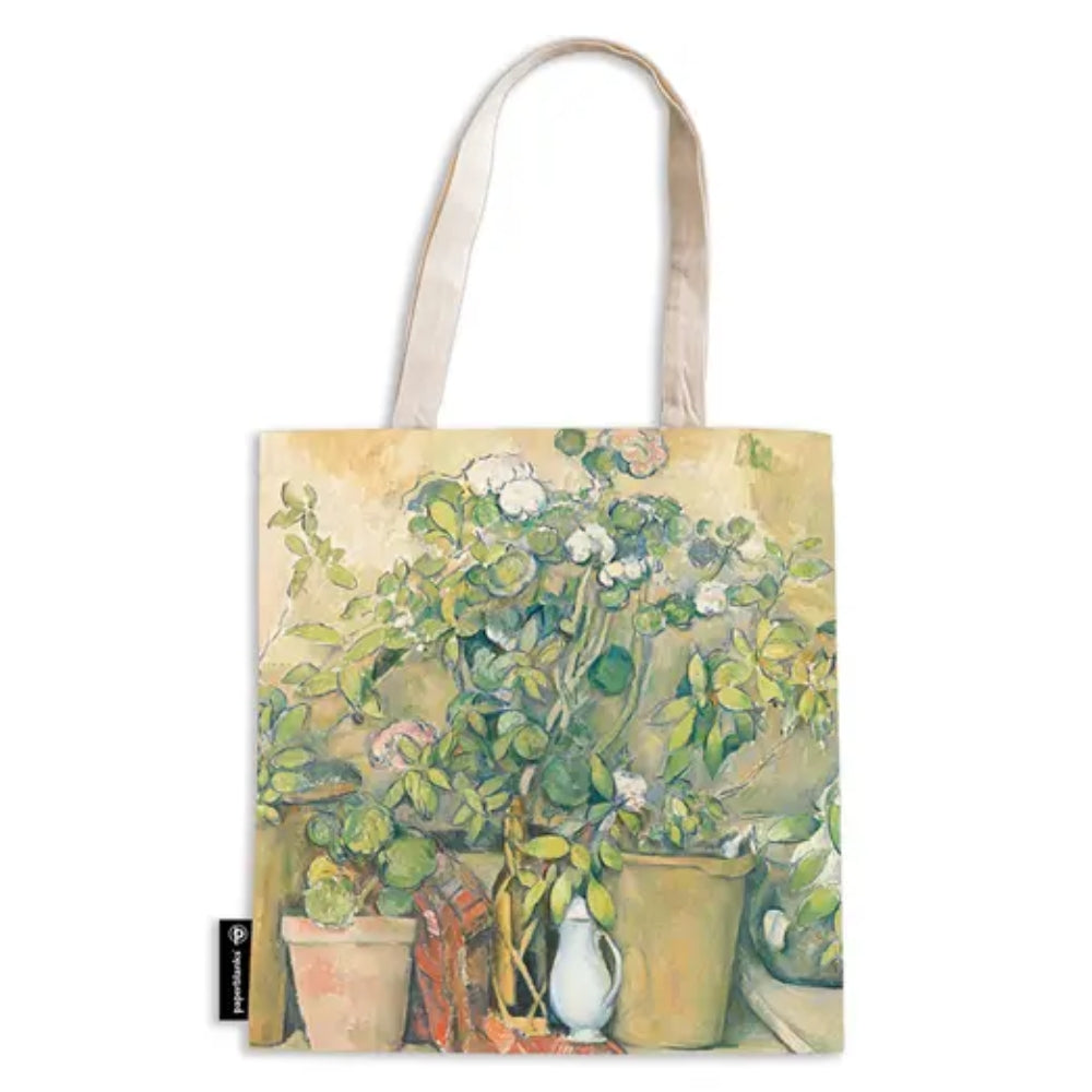 Borsa In Tela Paperblanks - Vasi di Terracotta e Fiori, Cezanne