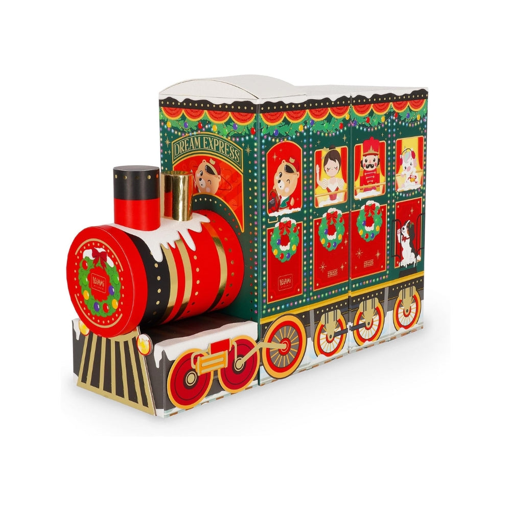 Legami – Calendario dell’Avvento 2025 | 24 Sorprese con Penna Cancellabile in Edizione Limitata, Riutilizzabile e Decorato con Lamina e Glitter