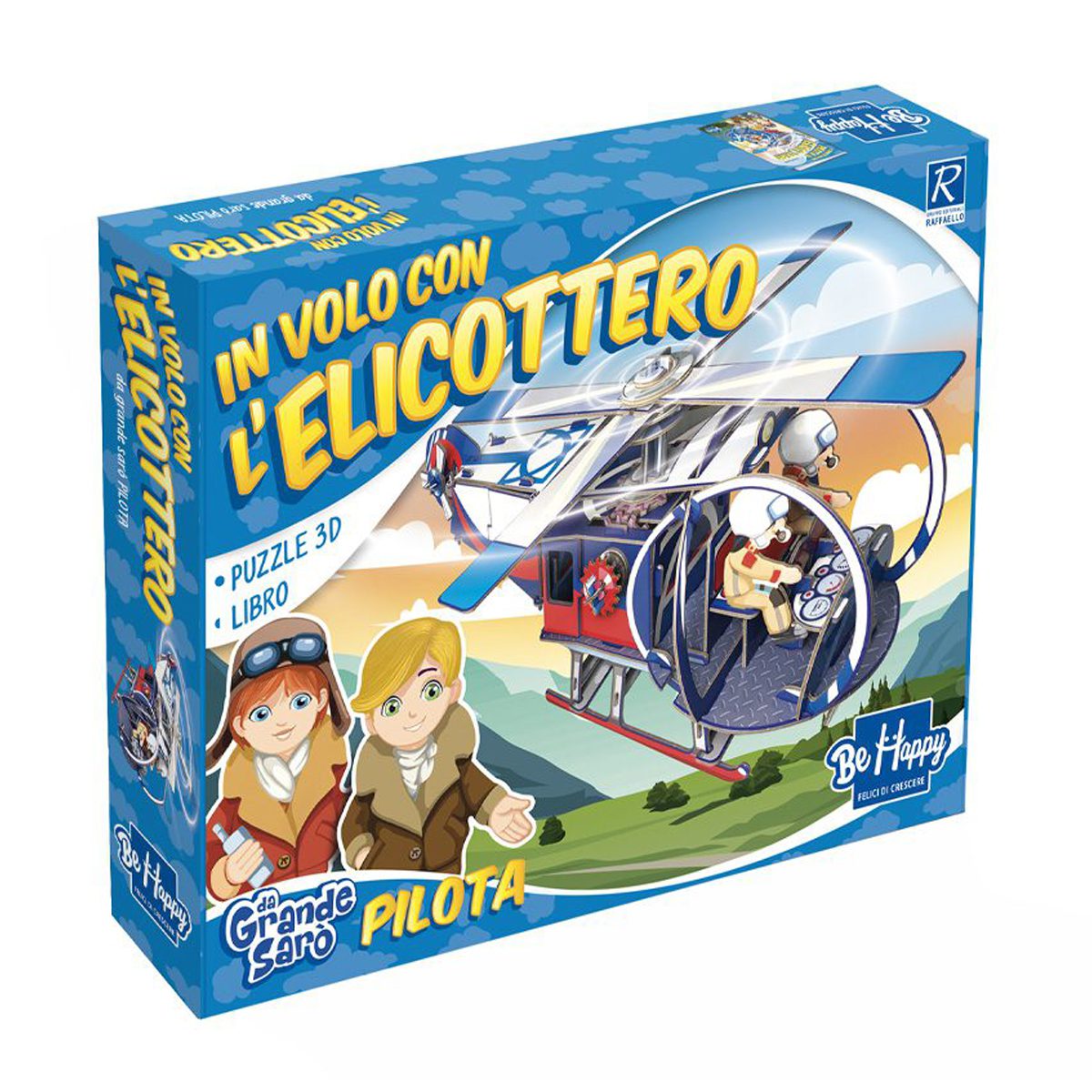 In Volo Con L’elicottero, Da Grande Sarò, Con puzzle 3D – Raffaello