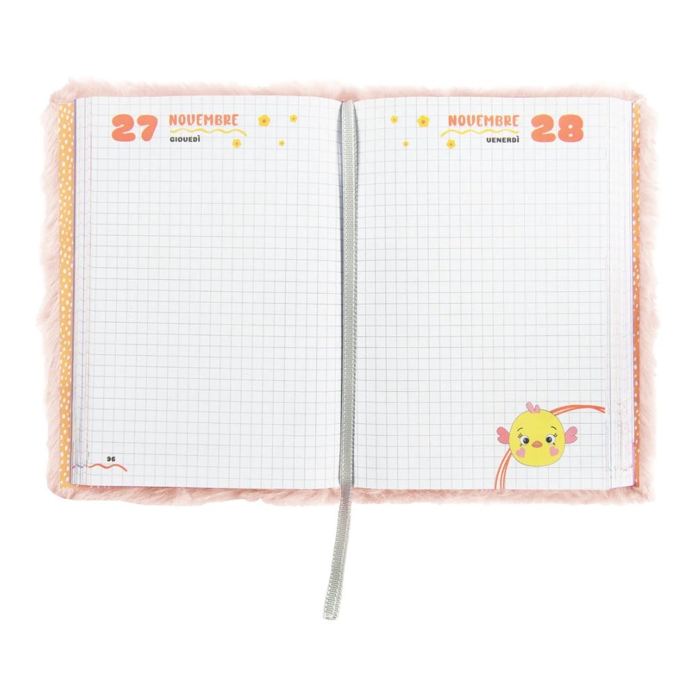 Diario Standard Giornaliero Mofu Mofu Orso, Datato 2025/2026, 12 Mesi - Franco Cosimo Panini