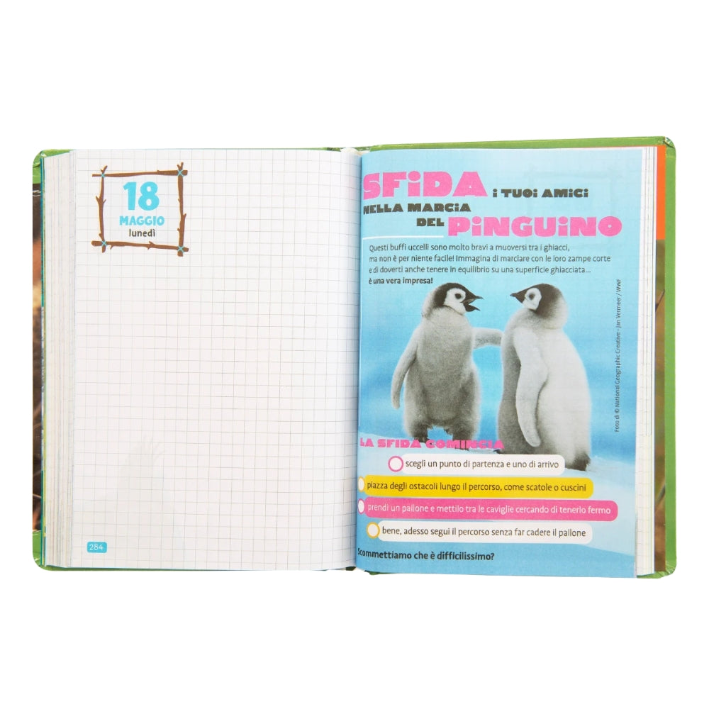 Diario Standard Giornaliero WWF Leone, Datato 2025-2026, 12 Mesi - Franco Cosimo Panini