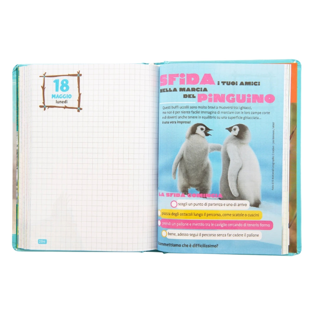 Diario Standard Giornaliero WWF Orso, Datato 2025-2026, 12 Mesi - Franco Cosimo Panini