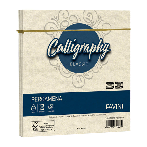 Carta Calligraphy Nature Crush - A4  - Favini - conf. 50 fogli