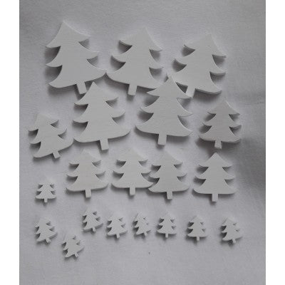 Sagome Abete Bianco – Confezione 3 Misure