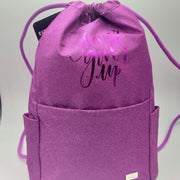 Sacca Glitterata Glamour Tinta Unita