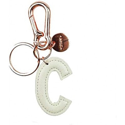 Portachiavi Lettera Iniziale My Initial Bianco - Legami
