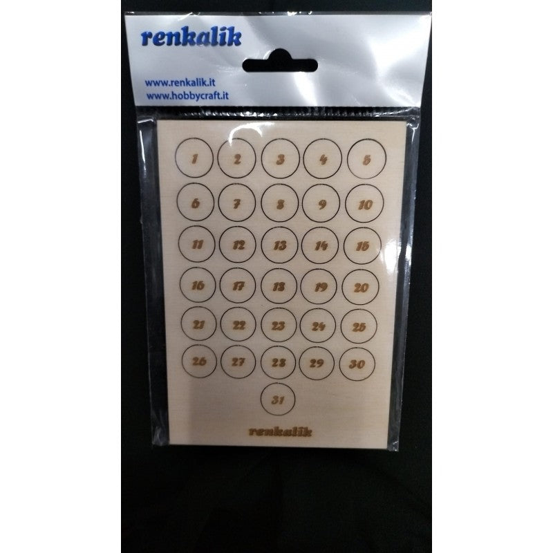 Numeri Calendario Avvento Renkalik