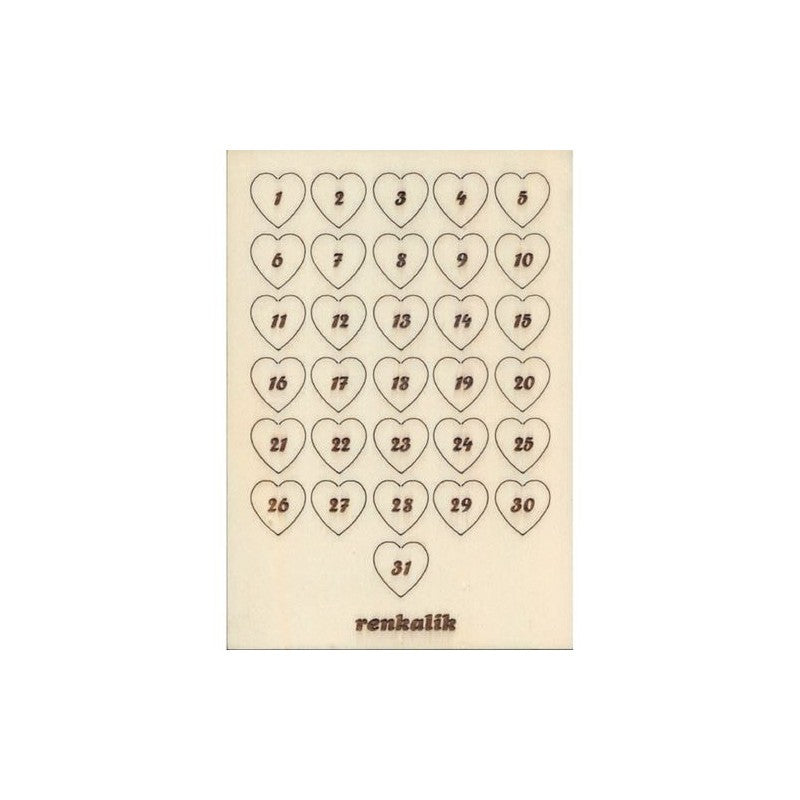 Numeri Calendario Avvento Renkalik