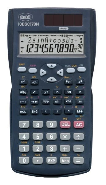 Calcolatrice Scientifica BSC178N – 10 + 2 Cifre – 240 Funzioni
