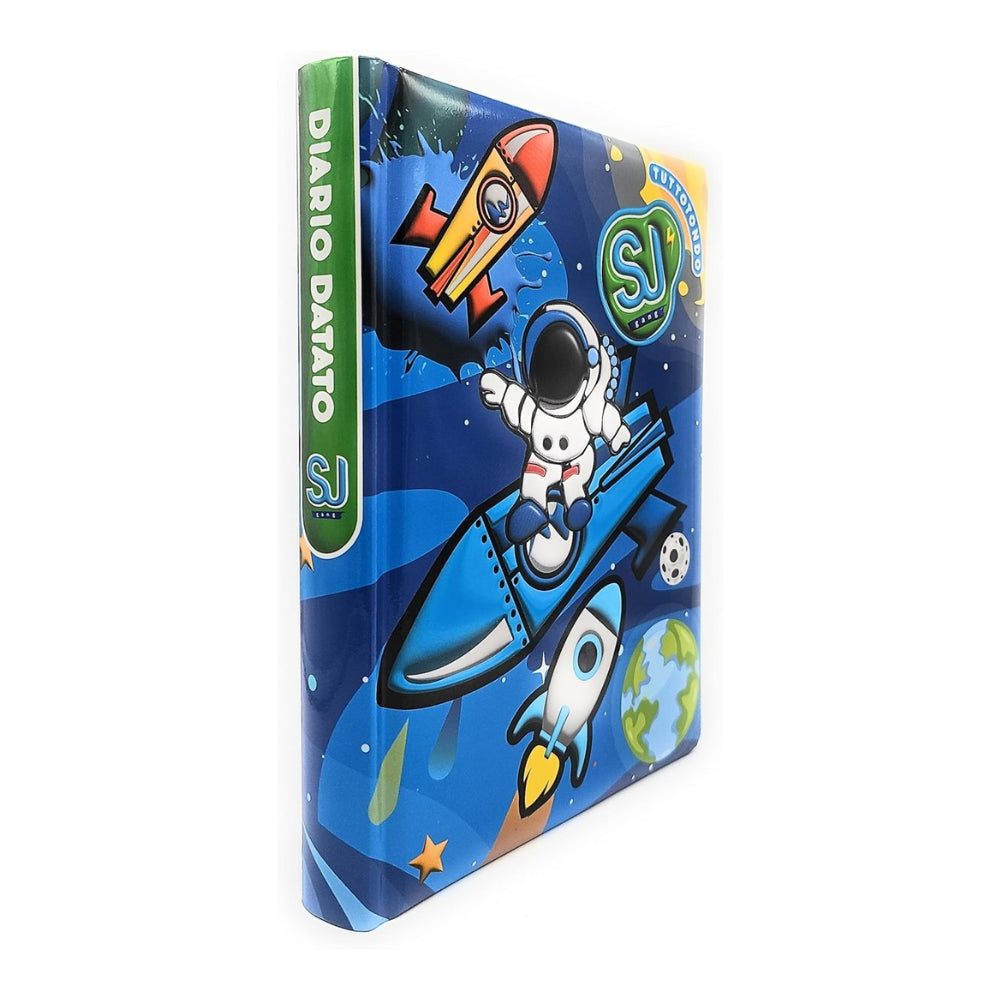 Diario Standard Giornaliero SJ Gang Boy, Datato 2025-2026, 10 Mesi - Fantasie Assortite