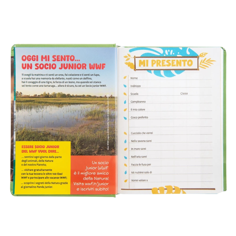 Diario Standard Giornaliero WWF Leone, Datato 2025-2026, 12 Mesi - Franco Cosimo Panini