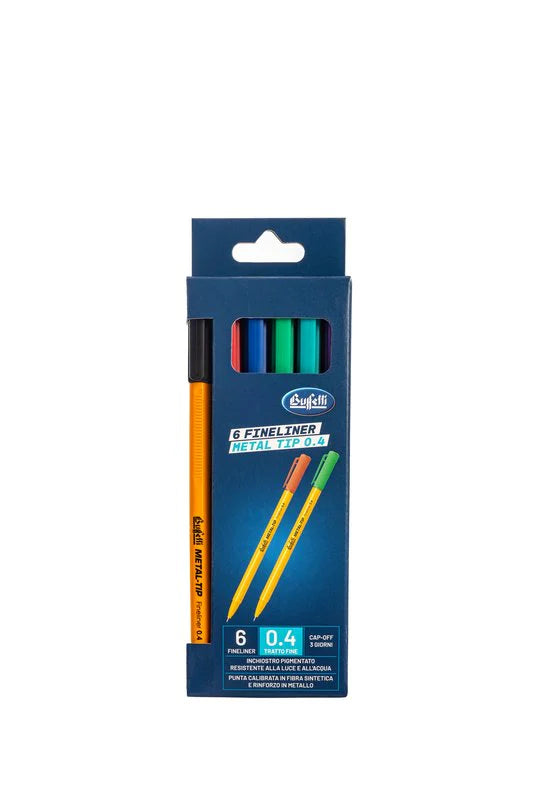 Buffetti Fineliner 0.4 - 4 Pz