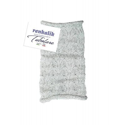 Renkalik Tubolare Pizzo Fashion Lurex Argento - Tu352