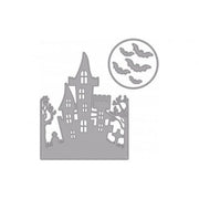 Fustelle Sottili - Castello Con Pipistrelli 7 Sogg. 120x140mm Pc1219