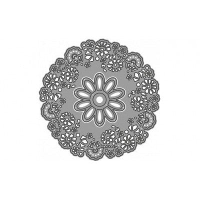 Fustelle Sottili – Ornamento Floreale 2 Sogg. 105x105mm Pc1007
