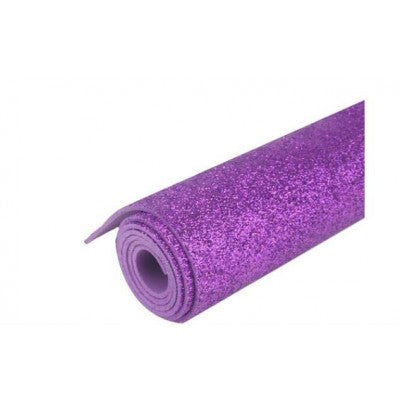 Gomma Eva/fommy 40x60 Viola Glitter