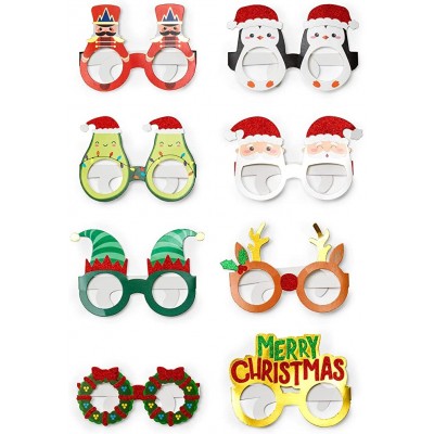 Set Di 8 Occhiali Natalizi In Carta - Legami