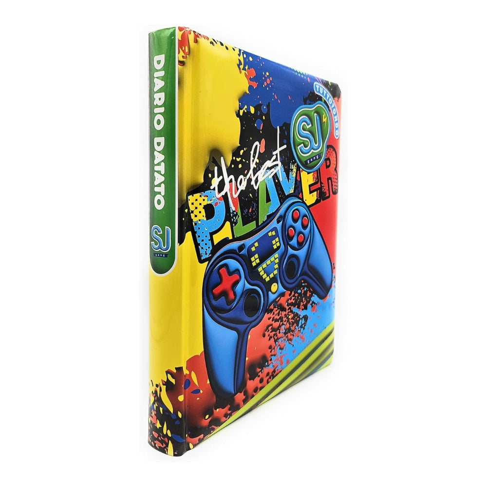 Diario Standard Giornaliero SJ Gang Boy, Datato 2025-2026, 10 Mesi - Fantasie Assortite