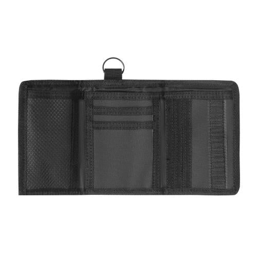 Portafoglio Monocolore Chiusura In Velcro Comix – Nero