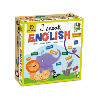 Giochi Educativo Montessori I Speak English Ludattica