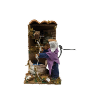Presepe In Movimento Donna Al Pozzo