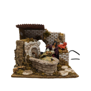 Presepe In Movimento Lavandaia