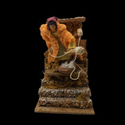 Presepe In Movimento Donna Che Tesse