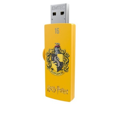 Chiavetta Usb 2.0 Harry Potter 16 Gb Tassorosso - Giallo