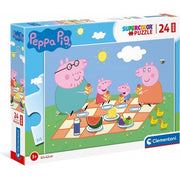 Clementoni Peppa Pig Supercolor Puzzle 24 Pezzi