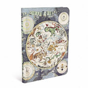 Diario A Copertina Rigida Planisfero Celeste | Bianco | Midi - Paperblanks
