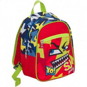 Zainetto Asilo Sj Gang Face Boy Rosso - Z00095