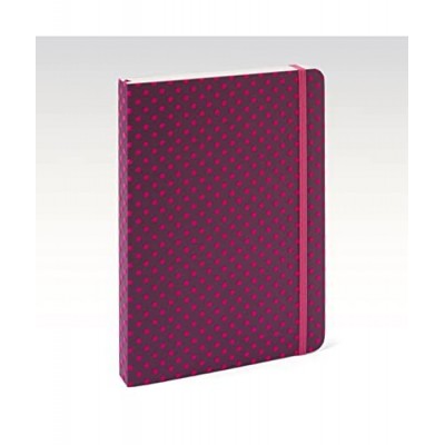 Agenda 2023 Fabriano Flock Giornaliera 9x14 Colore Viola Con Pois Soffici - Fabriano
