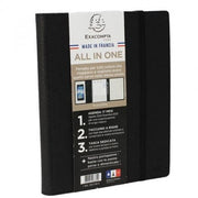 Exacompta Agenda 17 Mesi - Settimanale - Spiralata - 17x21,5 Cm - All In One - Nero - 2001081e Quovadis