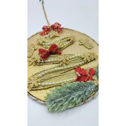 Disco Decorato A Mano - "l'albero Illuminato"