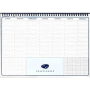 Blocco Da Tavolo Settimanale - Data Libera - 35x24 Cm - Domenica Intera - Con Spirale