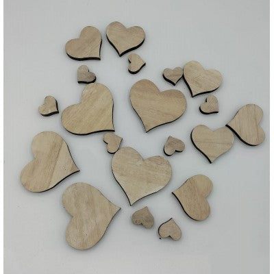 Sagome Cuori Legno Varie Misure