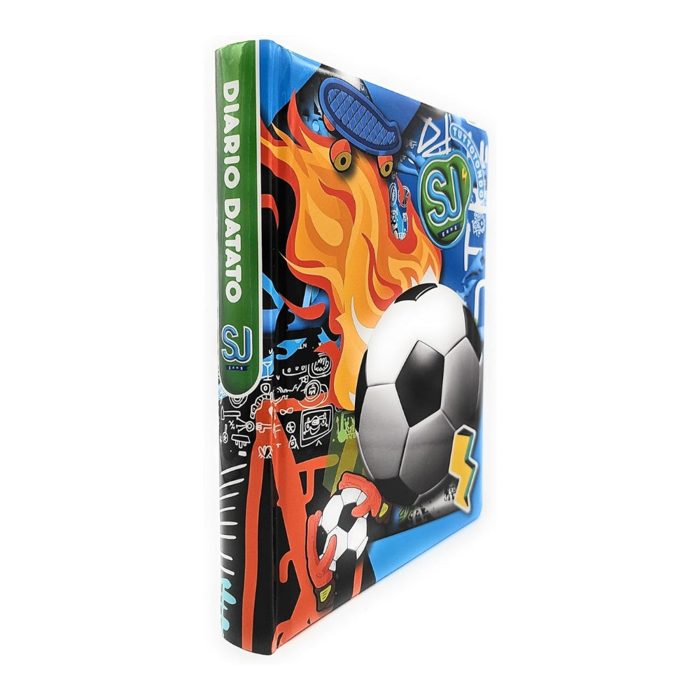 Diario Standard Giornaliero SJ Gang Boy, Datato 2025-2026, 10 Mesi - Fantasie Assortite