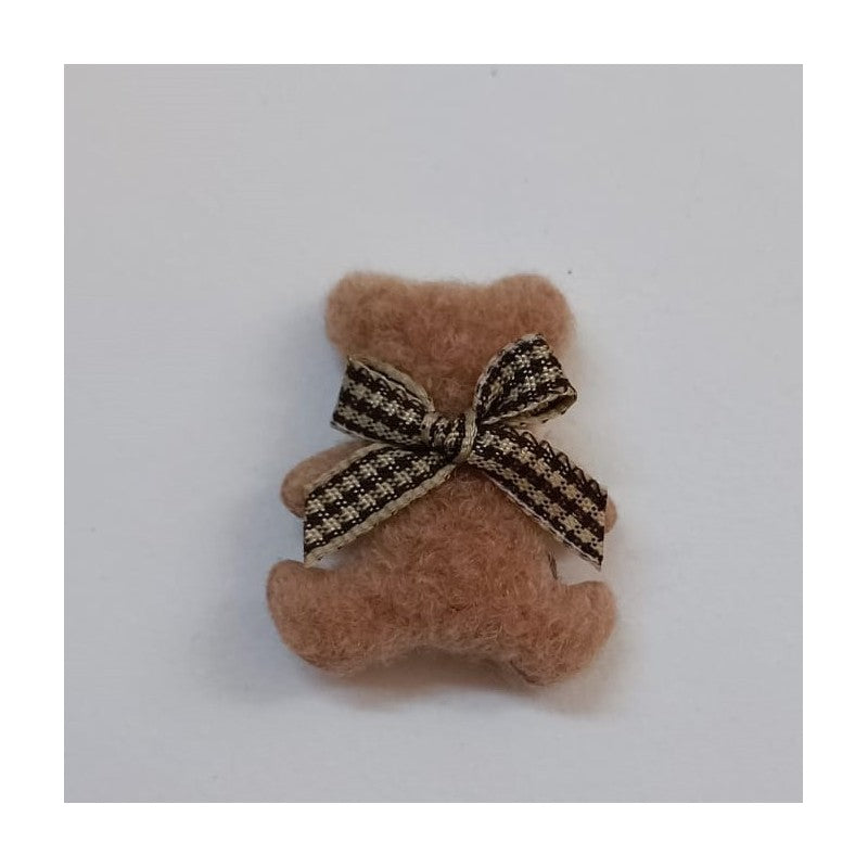 Orsetto Piccolo Beige/marrone In Feltro