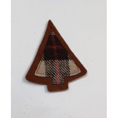 Albero Scozzese In Feltro Con Foro