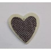 Cuore Scozzese In Feltro Con Foro