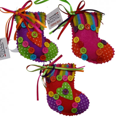 Calzetta Befana Imbottita In Feltro